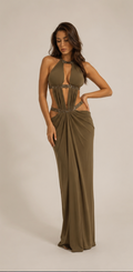 Noor Brown Dress